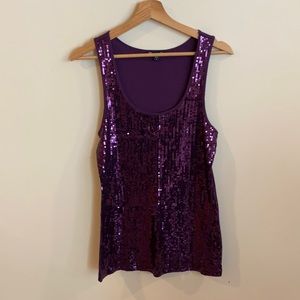 Sequined tank